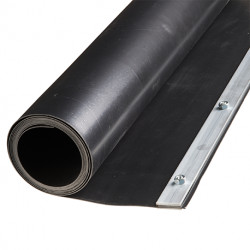 Barrière anti-racine avec rail de fermeture en Polyéthylène 1000 g/m² - Ep. 1,2 mm - 70 cm x 3 m - Noir