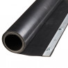 Barrière anti-racinaire avec rail fermeture HDPE noir 1000g/m² Ep1,2mm 70cmx5m