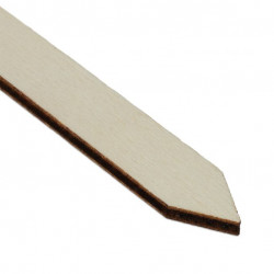 Lot de 24 Etiquettes à planter en ardoise et bois – Craie inclue – 9 x 0,5 x 14 cm 