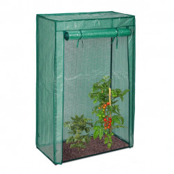 Serre de jardin pour tomates en polyéthylène et cadre acier 0,5 m² – 100 x 50 x 150 cm 