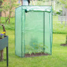 Serre de jardin pour tomates en polyéthylène et cadre acier 0,5 m² – 100 x 50 x 150 cm 