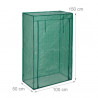 Serre de jardin pour tomates en polyéthylène et cadre acier 0,5 m² – 100 x 50 x 150 cm 