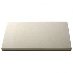 Margelle de piscine en pierre reconstituée droite aspect granit 50 x 30 x 2,5 cm – blanc