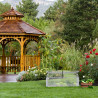 Serre de jardin avec toit ouvrant en aluminium -100 x 60 x 40 cm 