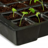 Mini serre de Jardin 24 compartiments en Kit 3 pièces - 45 x 23 x 4,5 cm 