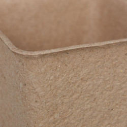 80 pots de culture carrés biodégradables 100% naturels – 6 x 6 x 5,5 cm