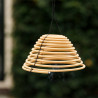 Spirale à suspendre anti-insectes piqueurs à la citronnelle – 16,8 x 16,8 x 11,5 cm - Beige