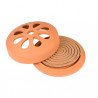 Diffuseur en terre cuite avec 10 spirales de citronnelle – 15,2 x 15,2 x 5,9 cm