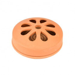 Diffuseur en terre cuite avec 10 spirales de citronnelle – 15,2 x 15,2 x 5,9 cm