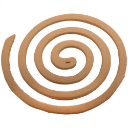 Kit anti-moustiques avec diffuseur en métal chromé et 10 spirales de citronnelle – 14,2 x 14,2 x 2,8 cm – Gris