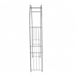 Arche de jardin pour roses grimpantes en fer  134,5 x 37 x 220,5 cm  Noir