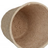 Lot de 80 godets ronds pour semis 100% cellulose biodégradables - Ø6 cm H.5cm
