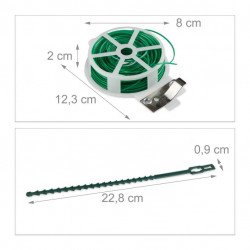 Set dattaches pour plantes 110 pièces