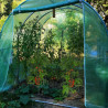 Set de 4 tuteurs en métal pour plantes ornementales et légumes -32 x 32 x 90 cm 