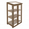 Mini Serre de 3 étages en bois de pin et polycarbonate – 69,5 x 54 x 125,2 cm