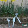 Kit transplantoir et une griffe de jardin en polypropylène 32 x 23 x 4 cm – bleu pastel