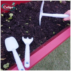 Kit transplantoir et une griffe de jardin en polypropylène 32 x 23 x 4 cm – bleu pastel