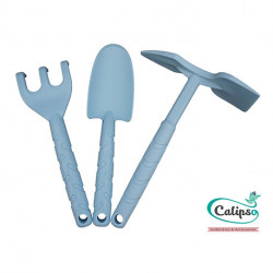 Kit transplantoir et une griffe de jardin en polypropylène 32 x 23 x 4 cm – bleu pastel