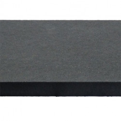 Margelle de piscine en pierre naturelle avec bord droit chanfreiné Black Satino – 60 x 30 x 3 cm