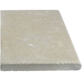 Margelle de piscine en pierre naturelle sinai pearl antico 60 x 30 x 3 cm