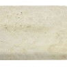 Margelle de piscine en pierre naturelle travertin mix nuancé antico avec bord 180° arrondi – 61 x 33 x 3 cm