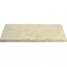 Margelle de piscine en pierre naturelle travertin 61 x 33 x 3 cm