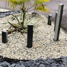 Bordure de jardin en ardoise naturelle 100 x 10 x 6 cm 