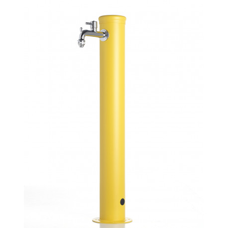 Fontaine de jardin en fer avec robinet en rosace – 16 x 30 x 85 cm – multiples coloris Fontaine de jardin en fer avec robinet en rosace – 16 x 30 x 85 cm – multiples coloris