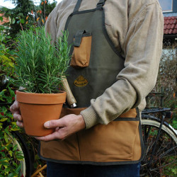 Tablier de jardinage avec poches avant en polyester – 53 x 0,6 x 80 cm