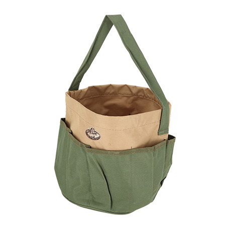 Sac à outils de jardin en polyester avec grande poche centrale et 8 petites – 39,5 x 24,5 x 25,5 cm