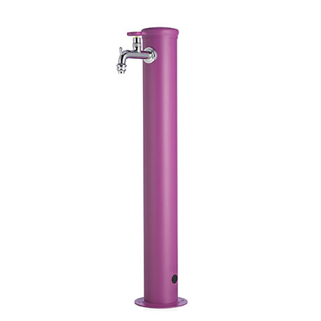 Fontaine de jardin en fer avec robinet en rosace – 16 x 30 x 85 cm – multiples coloris Fontaine de jardin en fer avec robinet en rosace – 16 x 30 x 85 cm – multiples coloris