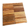 Dalle de terrasse en bois exotique Camaru 50 x 50 x 2,4 cm