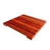 Dalle de terrasse en bois exotique Padouk – 50 x 50 x 3,8 cm