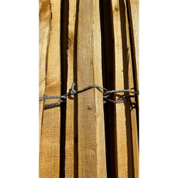 Ganivelle sciée en châtaigner – Espacement 6/7 cm – H. 0,8 m x L. 5 m
