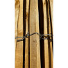 Ganivelle sciée en châtaigner – Espacement 6/7 cm – H. 0,8 m x L. 5 m