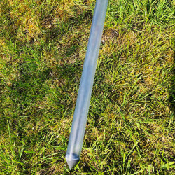 Tuteur goutteur en PVC rigide – H. 60 cm x Ø 20 mm