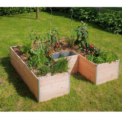 Potager avec composteur KEYHOLE GARDEN Grand Modèle