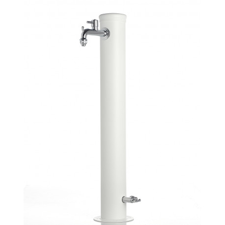 Fontaine de jardin en fer avec double robinet – 16 x 30 x 85 cm – 13 coloris possibles Fontaine de jardin en fer avec double robinet – 16 x 30 x 85 cm – 13 coloris possibles