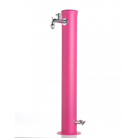 Fontaine de jardin en fer avec double robinet – 16 x 30 x 85 cm – 13 coloris possibles Fontaine de jardin en fer avec double robinet – 16 x 30 x 85 cm – 13 coloris possibles