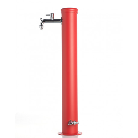 Fontaine de jardin en fer avec double robinet – 16 x 30 x 85 cm – 13 coloris possibles Fontaine de jardin en fer avec double robinet – 16 x 30 x 85 cm – 13 coloris possibles
