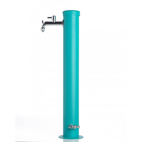 Fontaine de jardin en fer avec double robinet – 16 x 30 x 85 cm – 13 coloris possibles Fontaine de jardin en fer avec double robinet – 16 x 30 x 85 cm – 13 coloris possibles