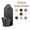 Fontaine de jardin murale en fer – 23 x 25x 50 cm – 8 coloris disponibles