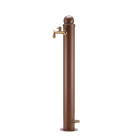 Fontaine de jardin en fer traitée antirouille avec double robinets – 16 x 30 x 107 cm – 4 coloris disponibles Fontaine de jardin en fer traitée antirouille avec double robinets – 16 x 30 x 107 cm – 4 coloris disponibles