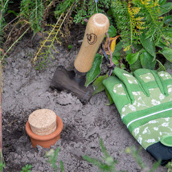 Olla en terre cuite avec bouchon en liège – Contenance : 4 L – 18,6 x 18,6 x 32 cm