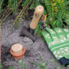 Olla en terre cuite avec bouchon en liège – Contenance : 4 L – 18,6 x 18,6 x 32 cm