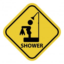 Home sign humour shower