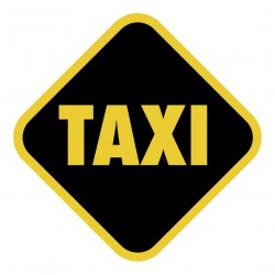 Home sign humour taxi