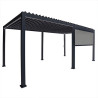 Store latéral 3M Ombréa pour pergola - Anthracite