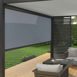 Store latéral 3M Ombréa pour pergola - Anthracite