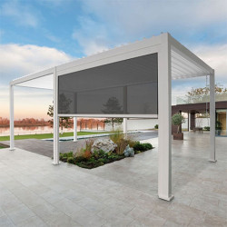 Store latéral pour pergola bioclimatique Ombréa – 3m - Blanc